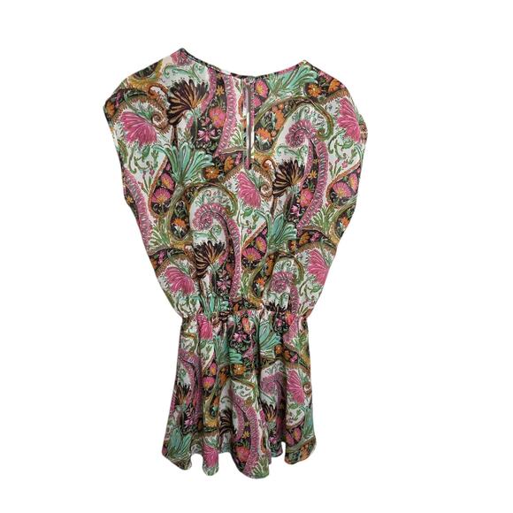 Show Me Your Mumu Rowdy Romper Paisley Womens M Boho Festival Fairly Forest - Picture 8 of 10